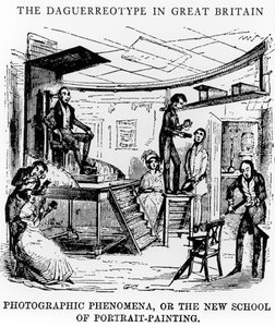 El Daguerrotipo en Gran Bretaña, 1843 de George Cruikshank